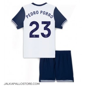 Tottenham Hotspur Pedro Porro #23 Kotipaita Lapsille 2024-25 Lyhythihainen (+ shortsit)